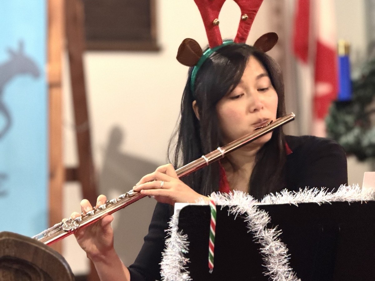 Chamber ensemble performing at a private event